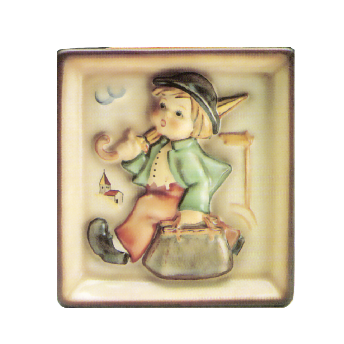 Hummelfigur Hum 92 - Wandbild Wanderbub