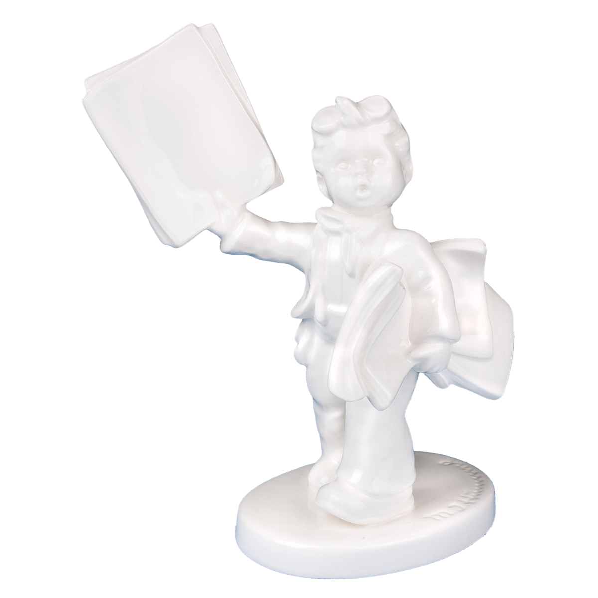 Hummelfigur Hum 2113 - Zeitungsjunge, weiß