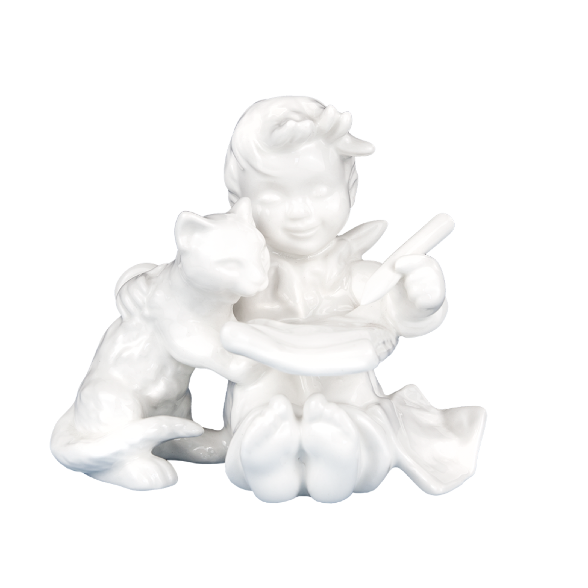 Hummelfigur Hum 2136 - Künstlerteam, weiße Überglasur